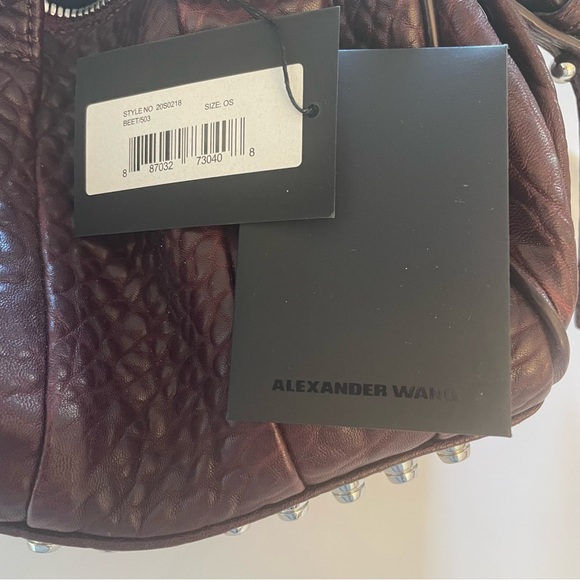 Alexander Wang Burgundy Mini Rockie - Picture 3 of 4